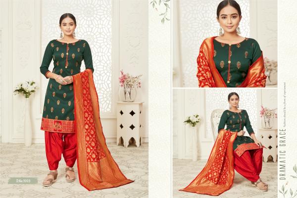 Prince Janvi 1 Jacquad Silk Fancy Salwar 